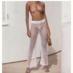 Cult Gaia Iriel Crochet Pants NWT